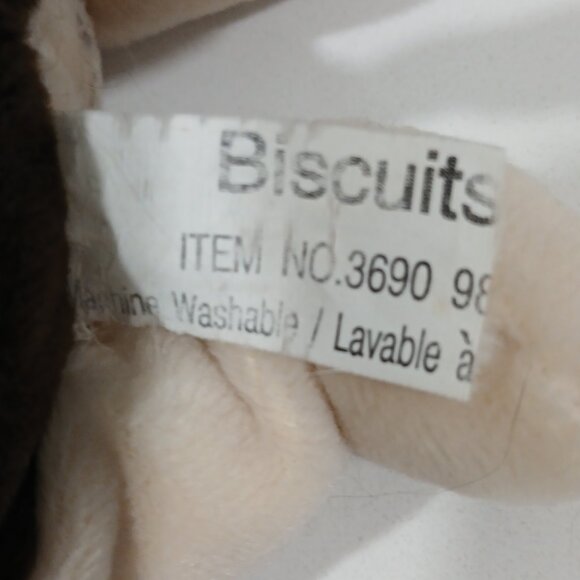 Biscuits Plush Bean Puppy ,9 in. Clean ,Smoke Free - Picture 5 of 5